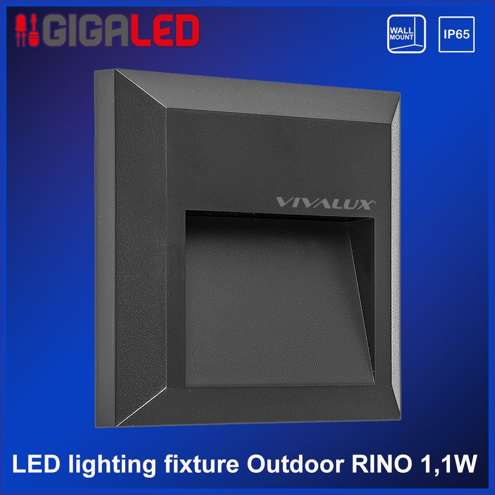 LED φωτιστικό εξωτερικό επίτοιχο IP65 1.1W Vivalux