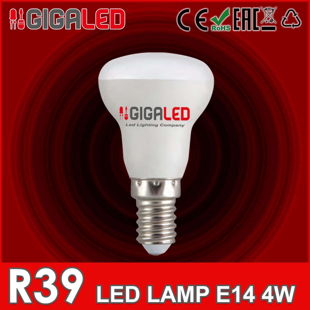 LED Λάμπα 4W E14/R39 GL
