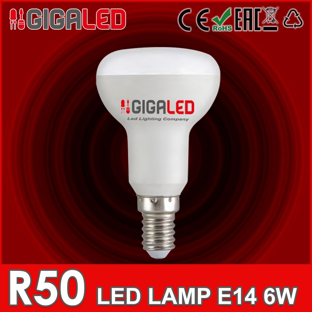 LED Λάμπα 6W E14/R50 GL