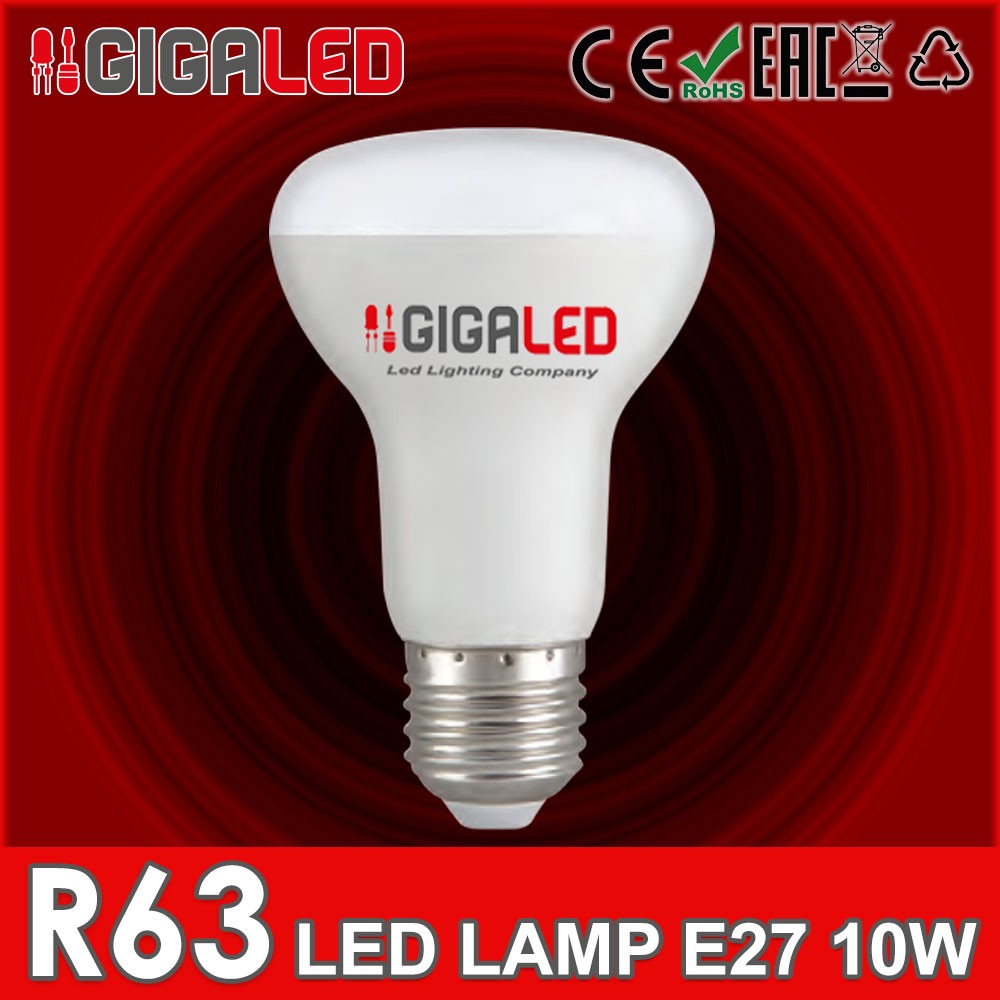 LED Λάμπα 10W E27/R63 GL