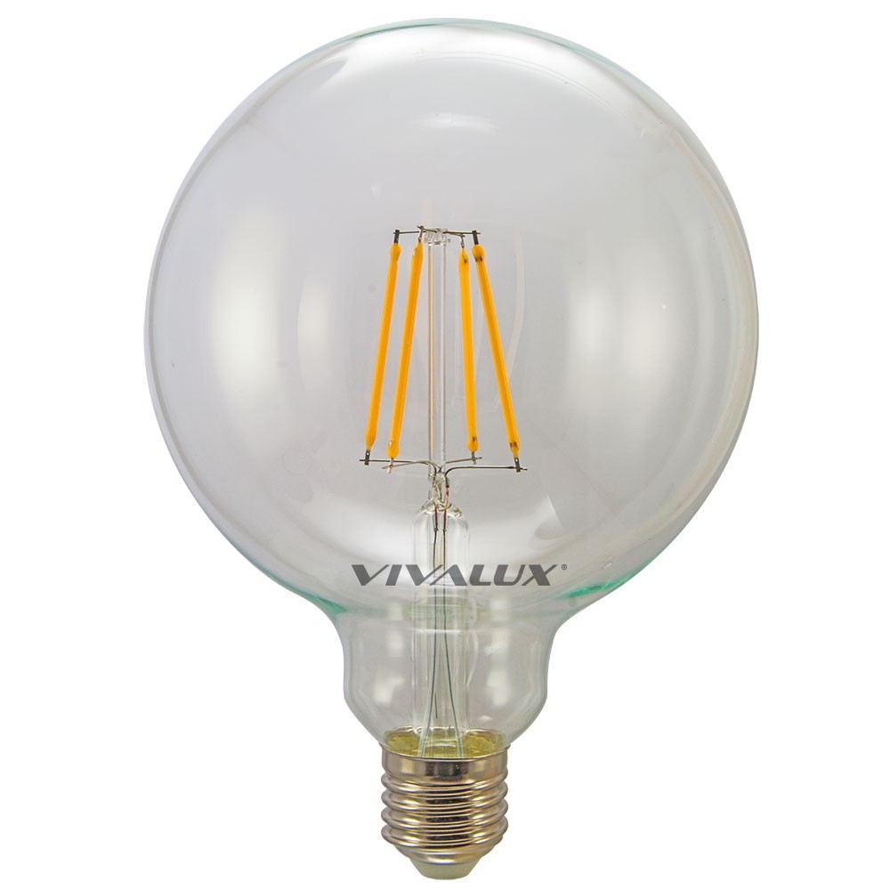 LED Λάμπα G125 Filament Flick  E27 8W Vivalux