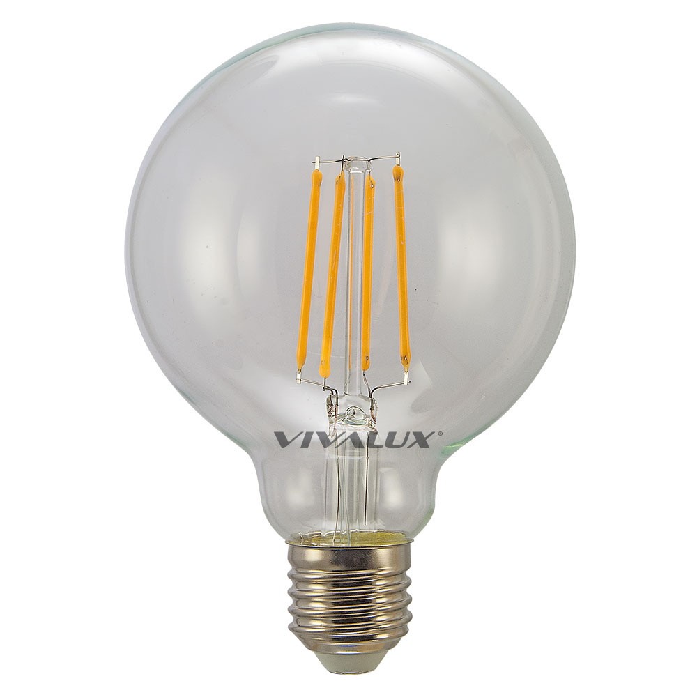 LED Λάμπα G95 Filament Flick E27 8W Vivalux