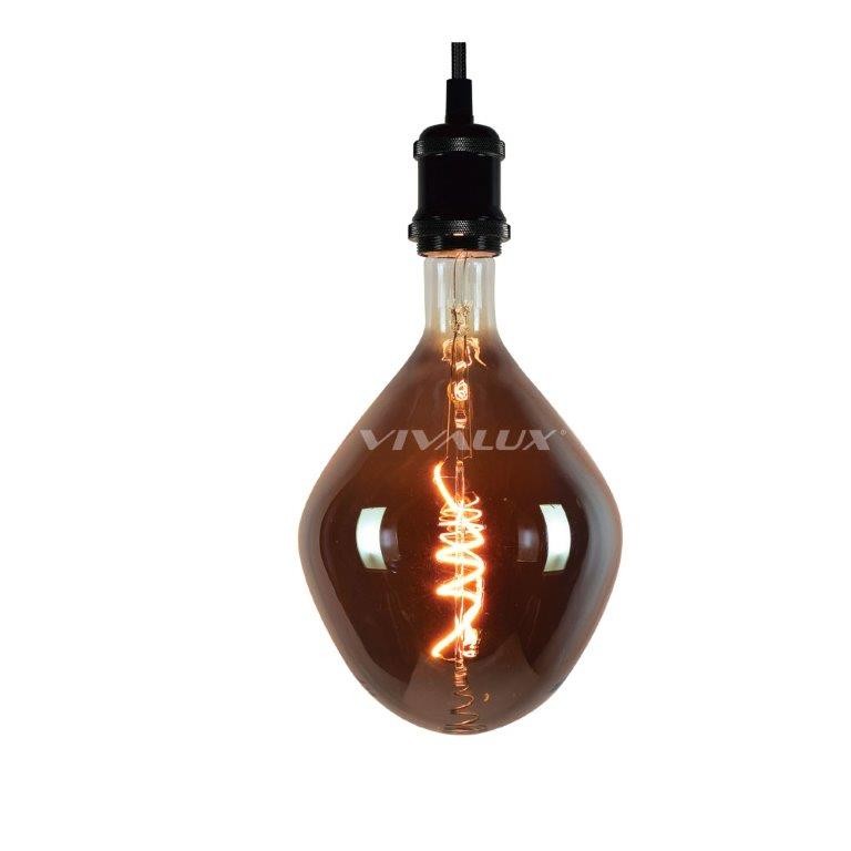 LED Λάμπα Filament Flick Art Amber E27 8W Vivalux