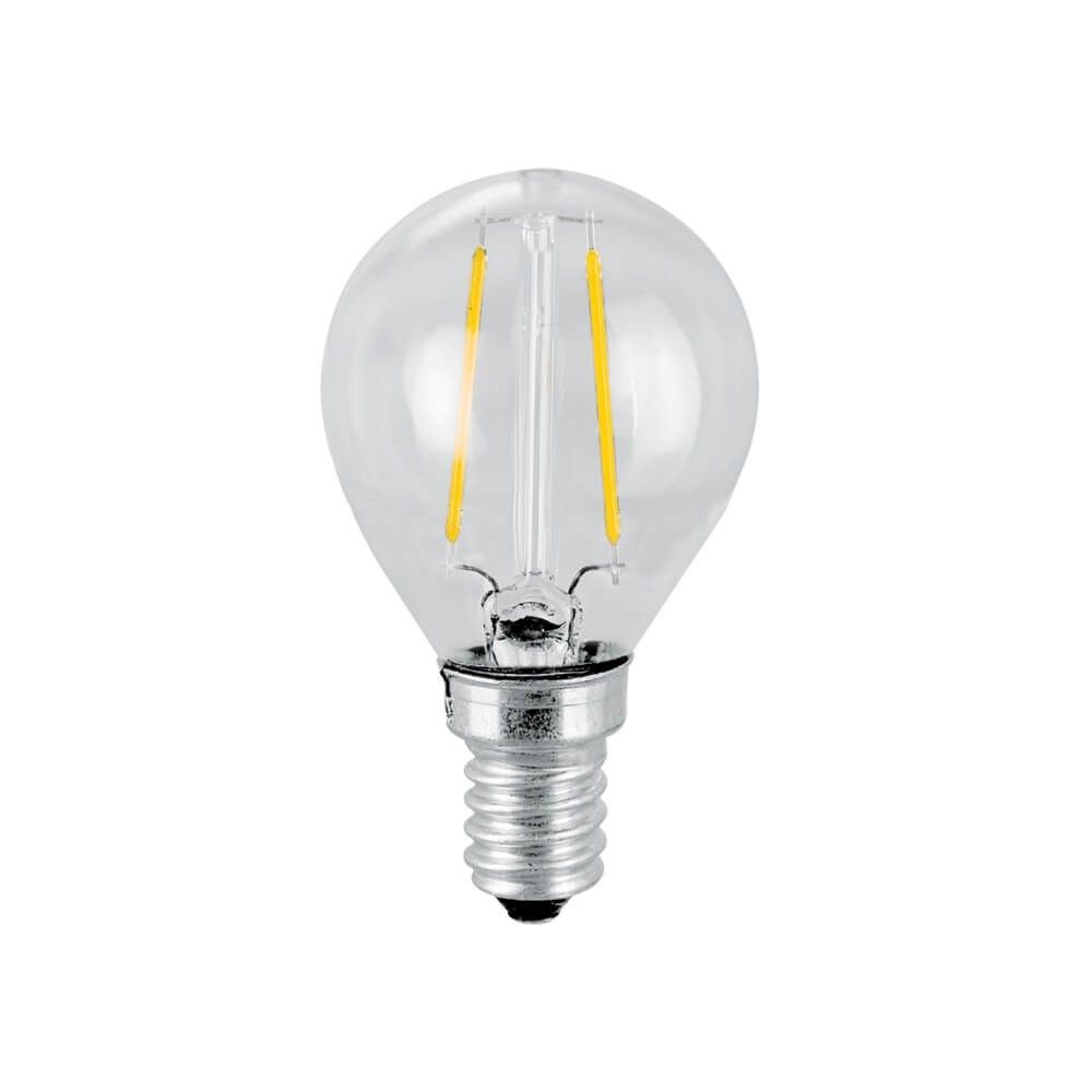 LED Λάμπα Γλόμπος 2W P45 E14 Filament Vivalux