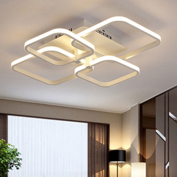 LED Φωτιστικό Οροφής Barcelona Λευκό 68W Dimmable 3 Color