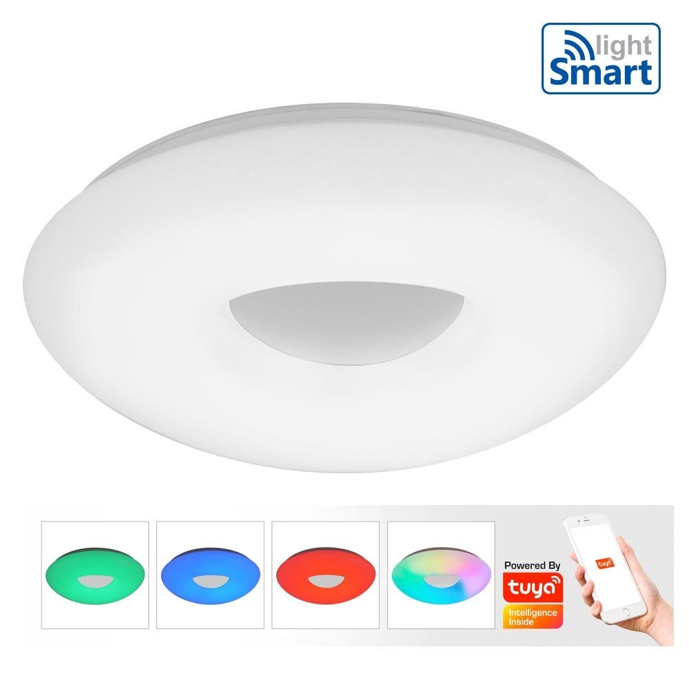 Smart LED Φωτιστικό οροφής CLOUD 36W RGB - 3000-6400K Dimmable IP20 VIVALUX