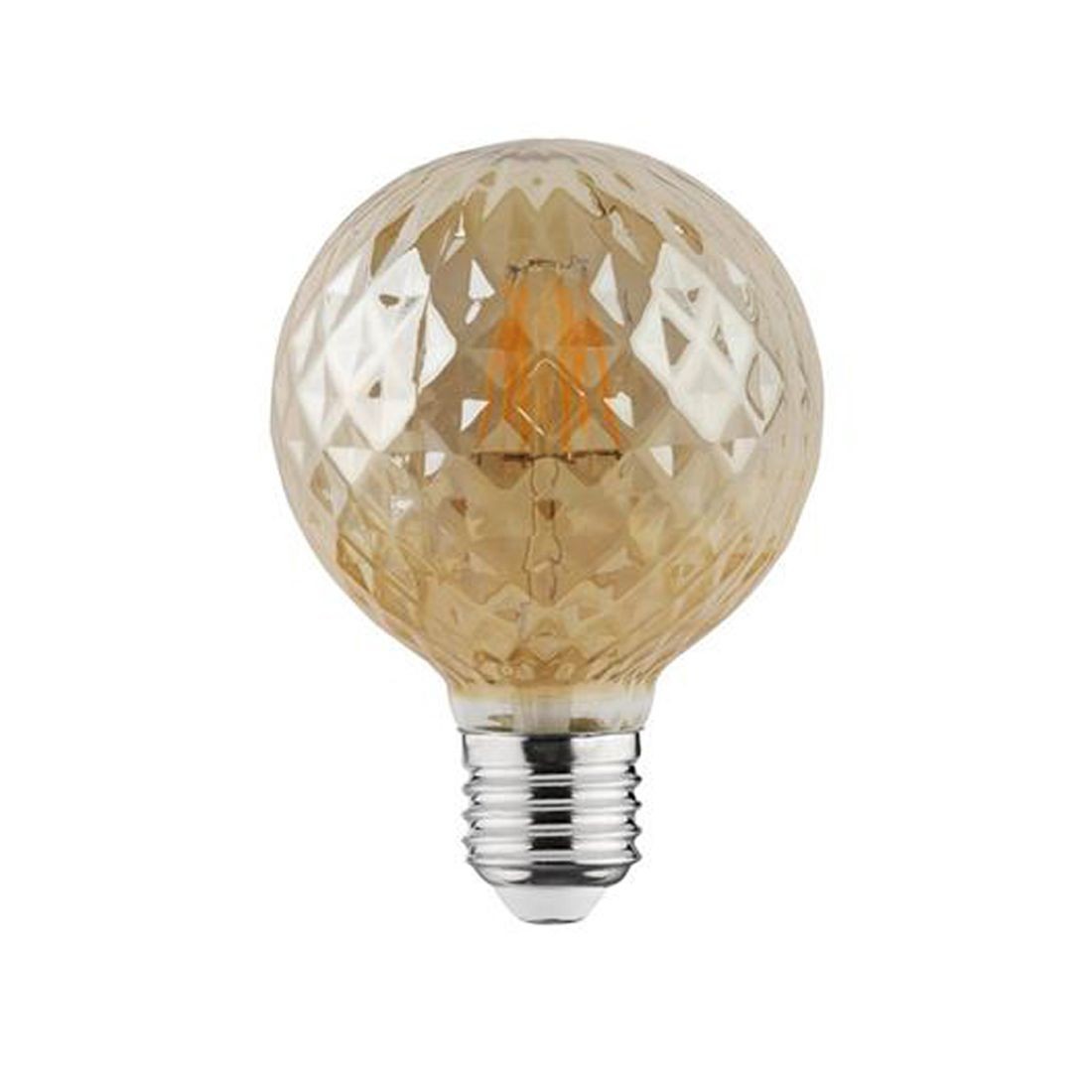 LED Λάμπα G95 Filament Amber E27 4W
