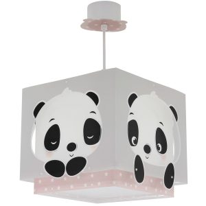 Panda Pink Φωτιστικό Παιδικό Κρεμαστό Οροφής