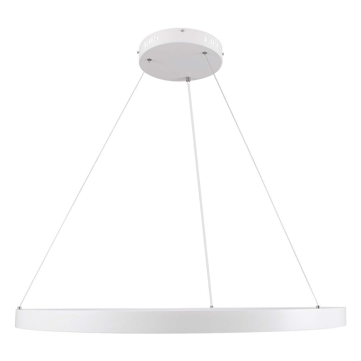 LED Κρεμαστό Φωτιστικό Οροφής NEMESIS 67W με Εναλλαγή Φωτισμού μέσω Τηλεχειριστηρίου Dimmable Φ80cm - Λευκό