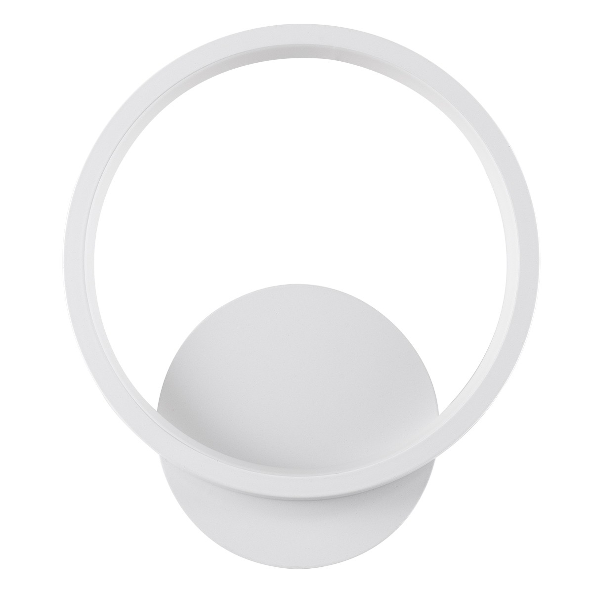 LED Φωτιστικό Τοίχου - Απλίκα Λευκή Design TED 9W με Εναλλαγή Φωτισμού μέσω Διακόπτη On/Off Μ20 x Π5.5 x Υ23cm –61071