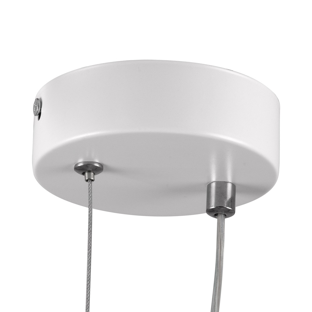 LED Κρεμαστό Φωτιστικό Οροφής Λευκό Design CYCLOS 9W Εναλλαγή Φωτισμού μέσω Διακόπτη On/Off Μ21 x Π2.3 x Υ26.5cm 61074