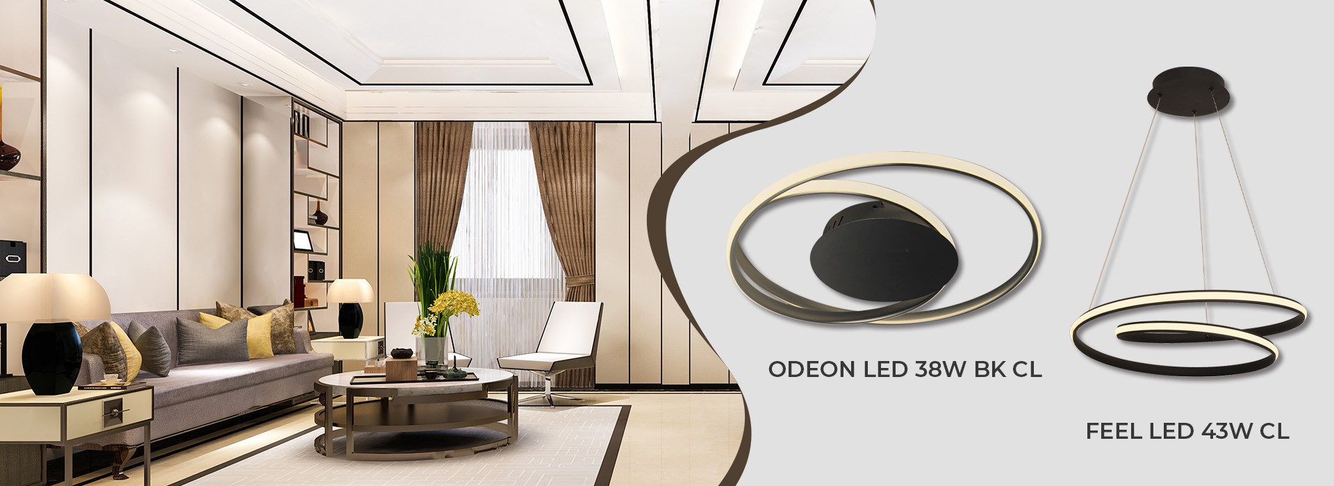 LED Φωτιστικό οροφής Πλαφονιέρα ODEON 38W Λευκό VIVALUX