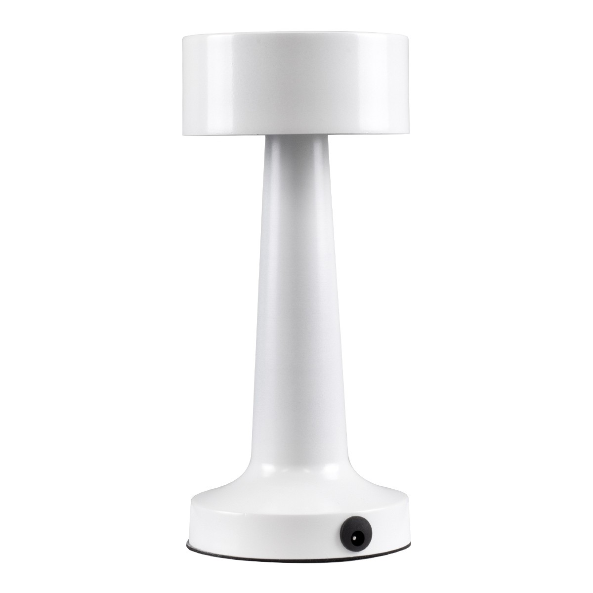 LED Επιτραπέζιο Φωτιστικό Λευκό 1.5W BELLA Επαναφορτιζόμενο με Μπαταρία και Διακόπτη Αφής Dimmable - Φ9 x 21cm