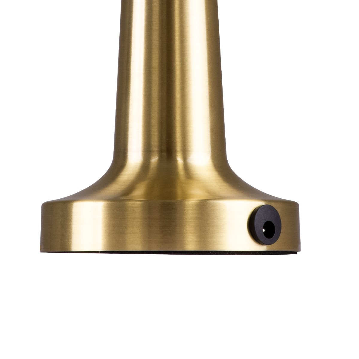 LED Επιτραπέζιο Φωτιστικό Χρυσό 1.5W COCO Επαναφορτιζόμενο με Μπαταρία και Διακόπτη Αφής Dimmable - Φ10 x 22cm