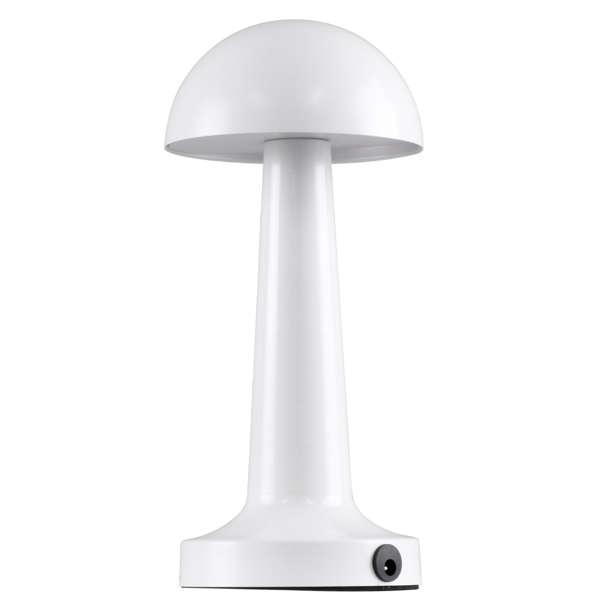 LED Επιτραπέζιο Φωτιστικό Λευκό 1.5W COCO Επαναφορτιζόμενο με Μπαταρία και Διακόπτη Αφής Dimmable - Φ10 x 22cm