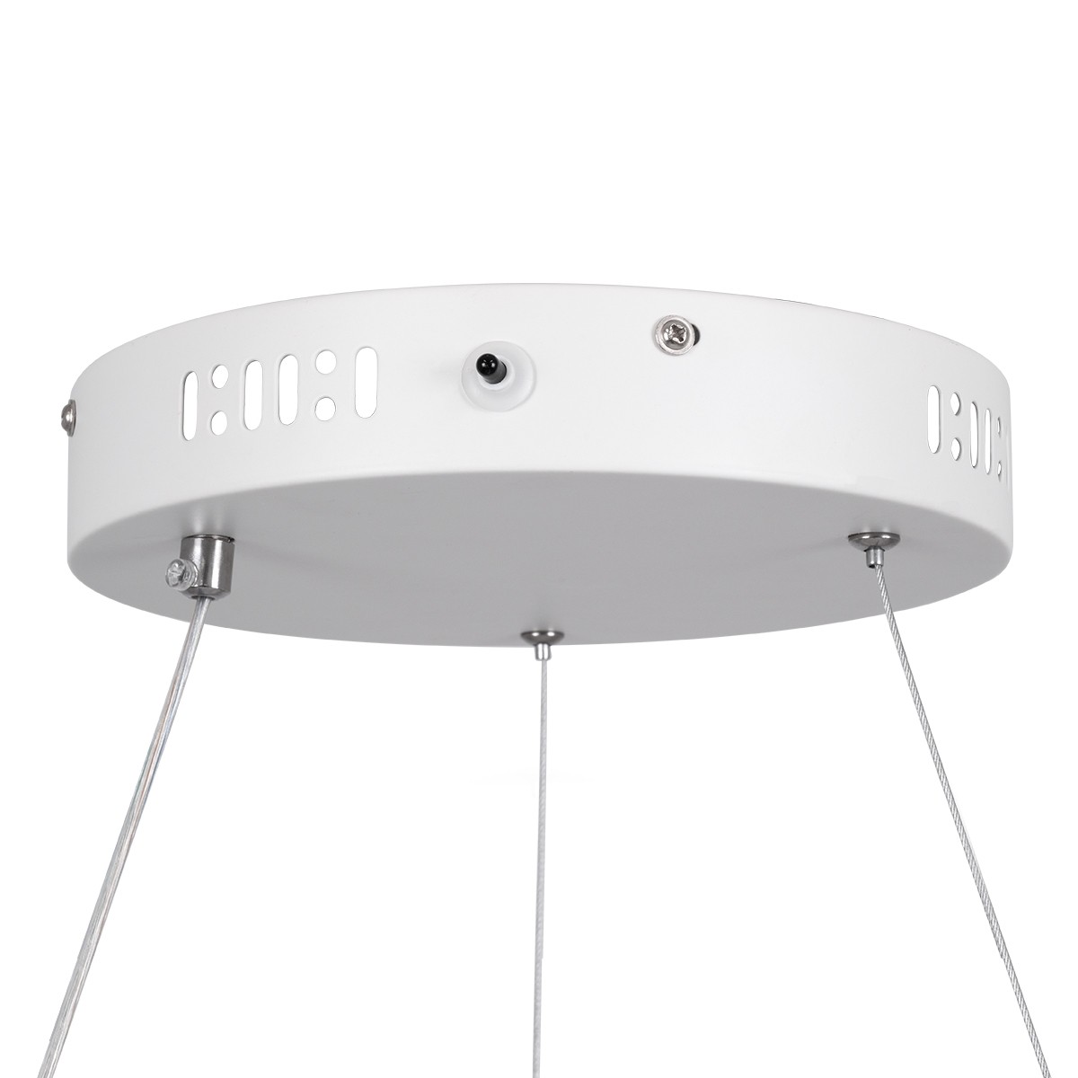 LED Κρεμαστό Φωτιστικό Οροφής NEMESIS 75W με Εναλλαγή Φωτισμού μέσω Τηλεχειριστηρίου Dimmable Φ100cm - Λευκό 61165