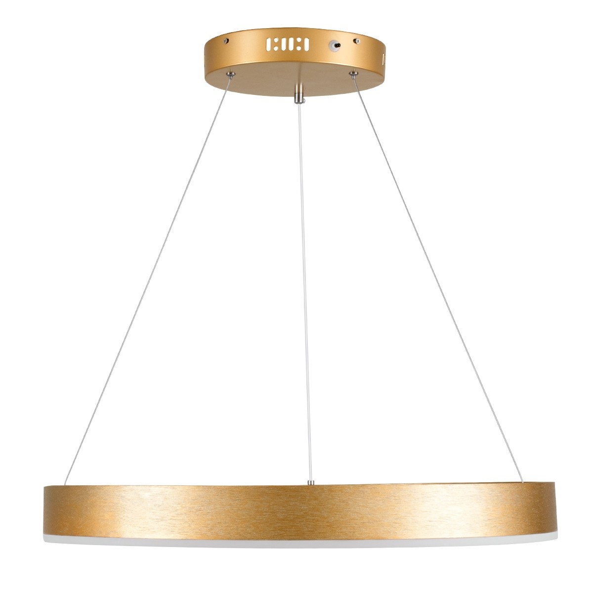 LED Κρεμαστό Φωτιστικό Οροφής VENOM 45W με Εναλλαγή Φωτισμού μέσω Τηλεχειριστηρίου Dimmable Φ60cm - Χρυσό