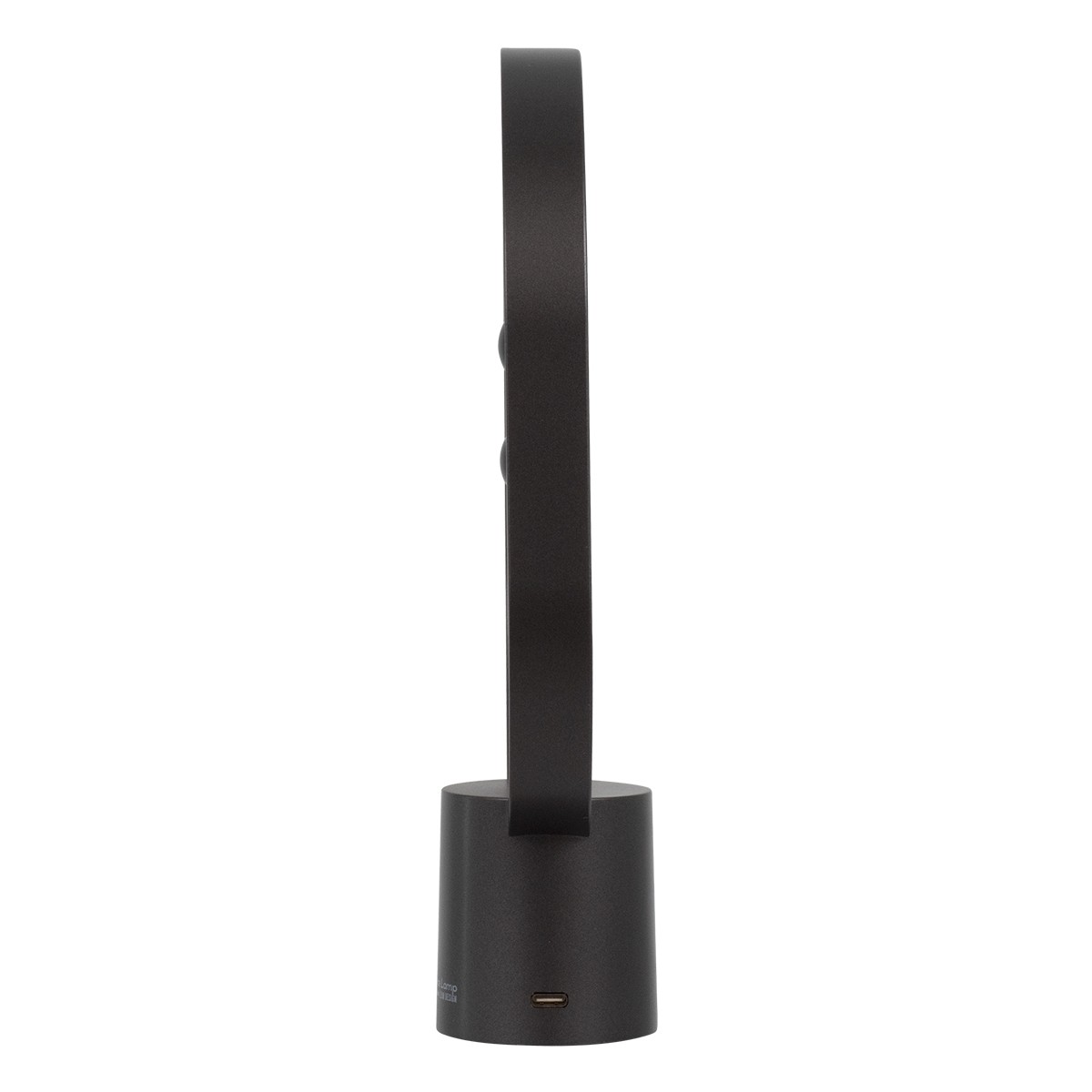 LED Μοντέρνο Φωτιστικό Γραφείου Σκούρο Γκρι MAGNET 15 Watt με Μαγνητικό Διακόπτη &  USB Μ64.5 x Π39.5 x Υ56cm