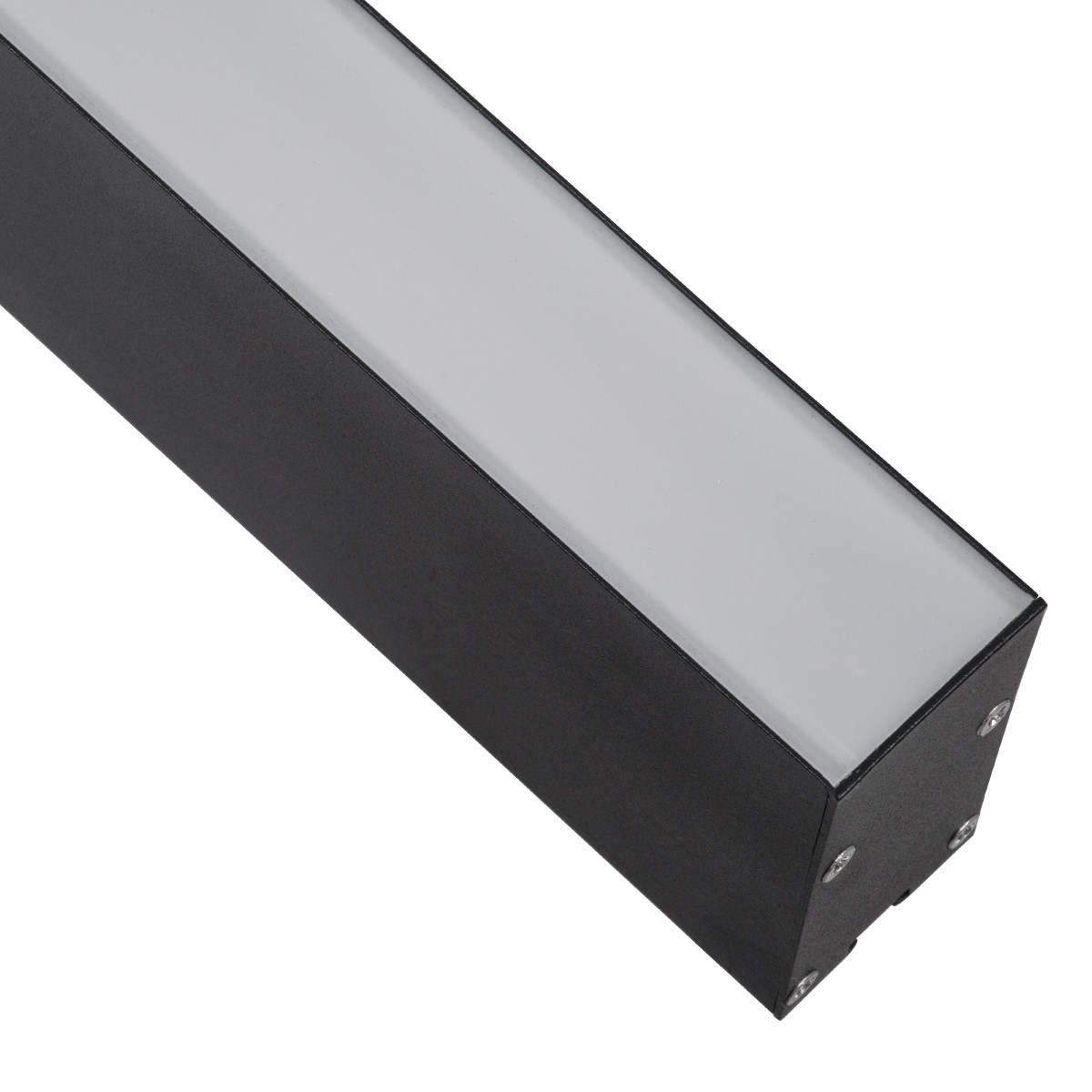 Led Γραμμικό Κρεμαστό Φωτιστικό Οροφής FELIX 54Watt Μαύρο με Εναλλαγή Φωτισμού Μ120 x Π3.5 x Υ7cm