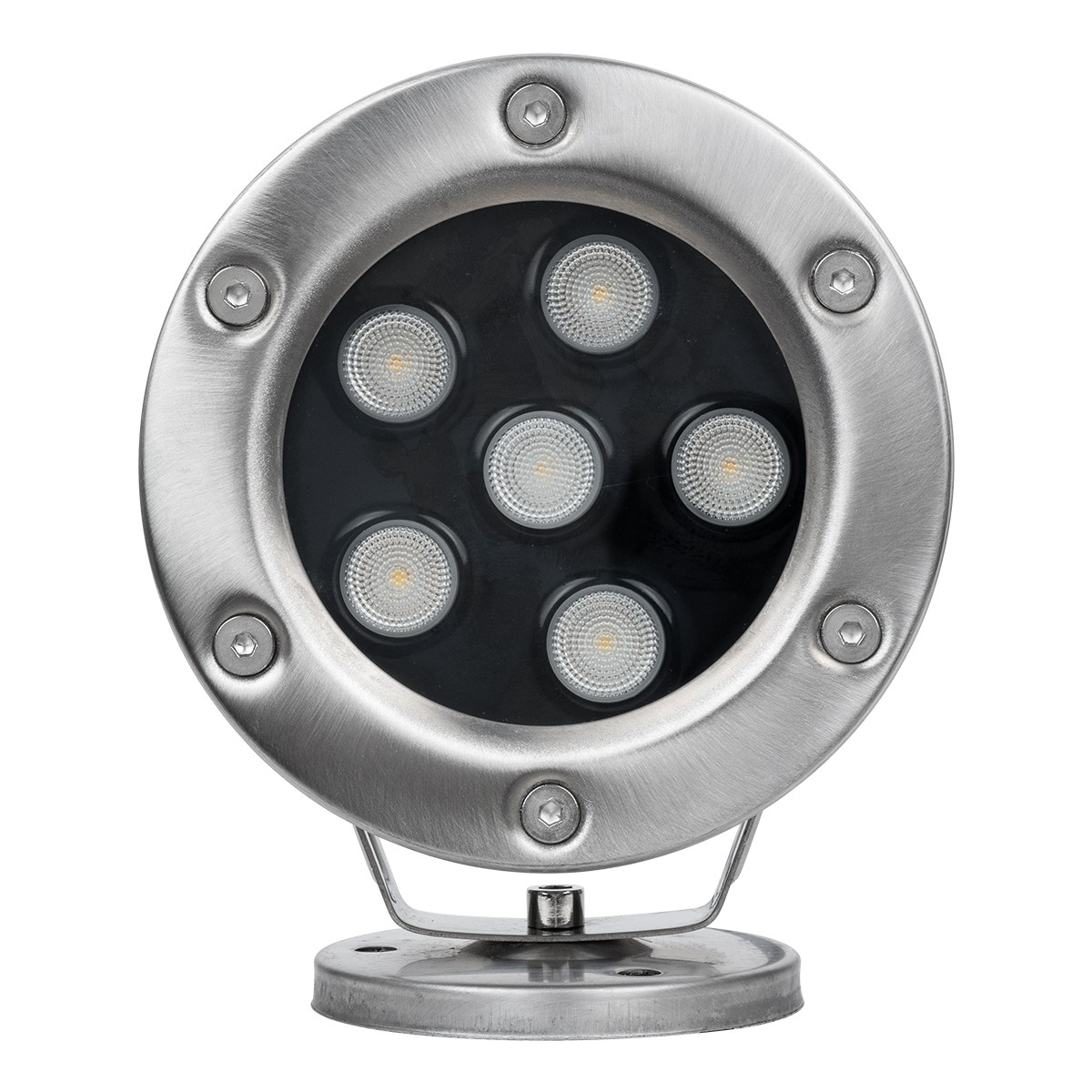 LED Φωτιστικό Υποβρύχιο Σποτ Ειδικό για Σιντριβάνια FINA 9W IP68 Φ12 x Υ14cm Ανοξείδωτο Ατσάλι