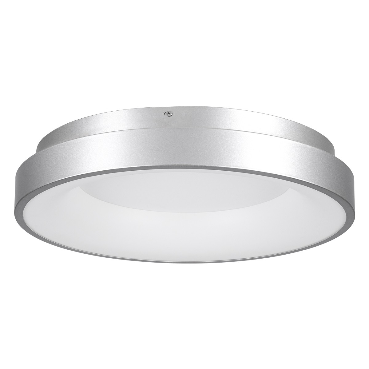 LED Πλαφονιέρα Οροφής SALEM 75W με Εναλλαγή Φωτισμού Dimmable Φ45cm - Ασημί  61234