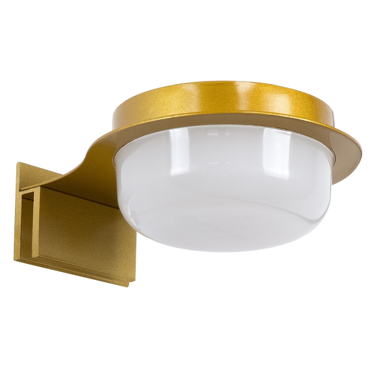 LED Φωτιστικό Μπάνιου KIARA 5W  IP44 Χρυσό με 3 Τρόπους Τοποθέτησης Μ10 x Π13 x Υ3cm