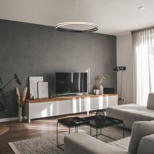 LED Φωτιστικό Οροφής Κρεμαστό MURCIA Μαύρο 116W Dimmable 3 Color