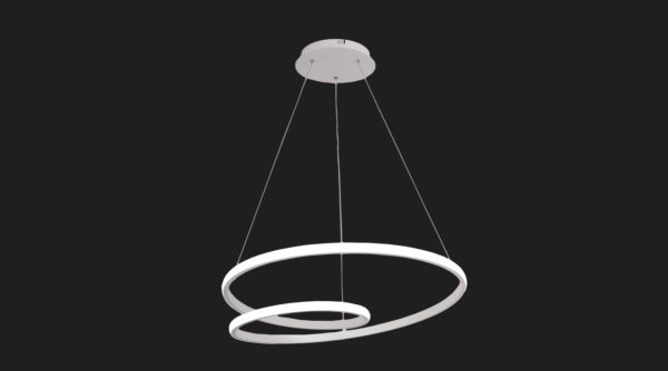 LED Φωτιστικό Οροφής Κρεμαστό GRANADA Λευκό  72W Dimmable 3 Color