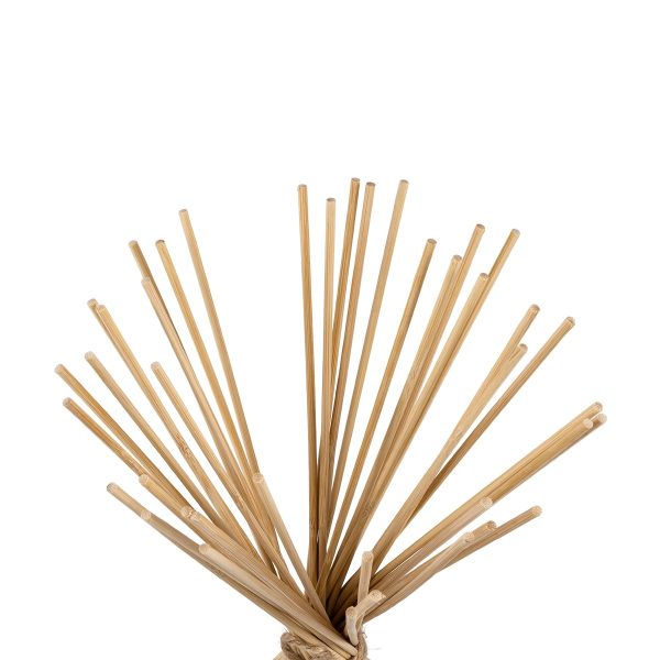 Δαπέδου Φωτιστικό AZORES Μονόφωτο Μπεζ Ξύλινο Bamboo Πλέγμα Φ30 x Υ90cm 01753