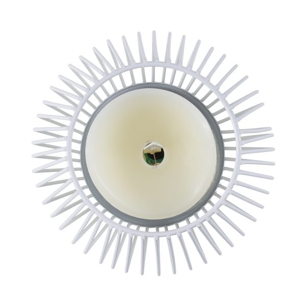 LED CANDLE Διακοσμητικό Realistic Κερί με LED Εφέ Κινούμενης Φλόγας & Ασύρματο Χειριστήριο IR Dimmable Λευκό Φ14 x Υ16cm