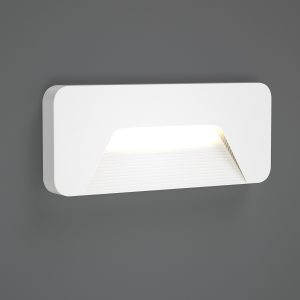 LED Απλίκα Τοίχου Kentucky 3W DOWN Λευκή με Εναλλαγή Φωτισμού IP65