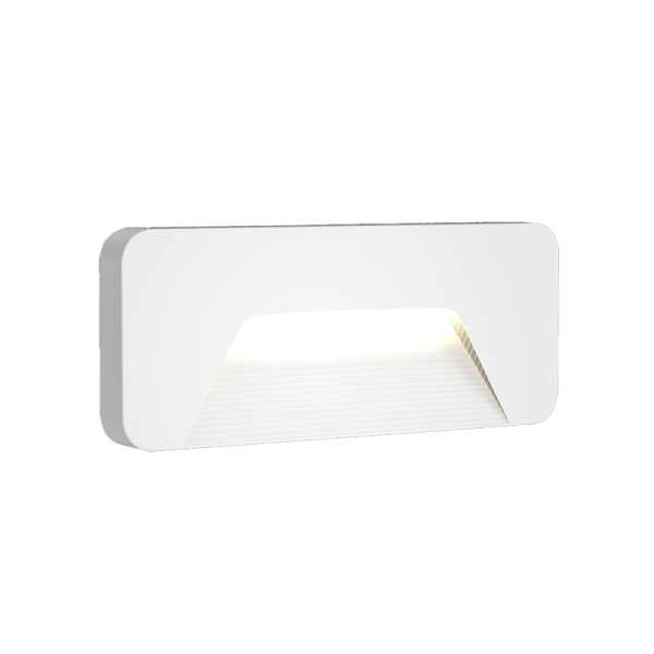 LED Απλίκα Τοίχου Kentucky 3W DOWN Λευκή με Εναλλαγή Φωτισμού IP65
