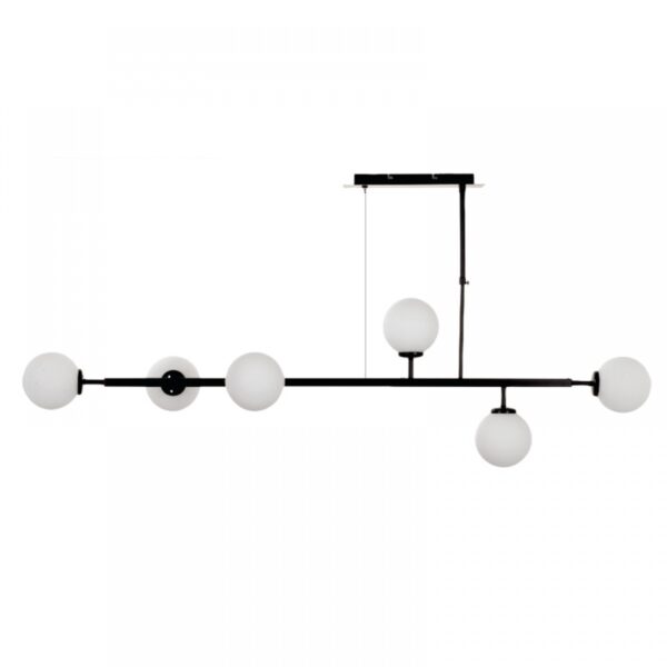 Φωτιστικό Οροφής Κρεμαστό 6xG9 Μαύρο 6170-6-BL - Image 2