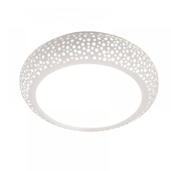 Ceiling Light White Plaster 4XE27 D:50cm 42155-A