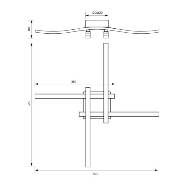 LED Ceiling Light 24Watt RIVER 4000K IP20 VIV005039 - Image 2