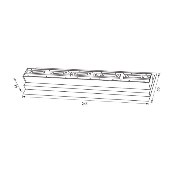 LED Μαγνητικό Φωτιστικό Ράγας PARETE 15Watt 4000K Μαύρο VIV004921 - Image 6