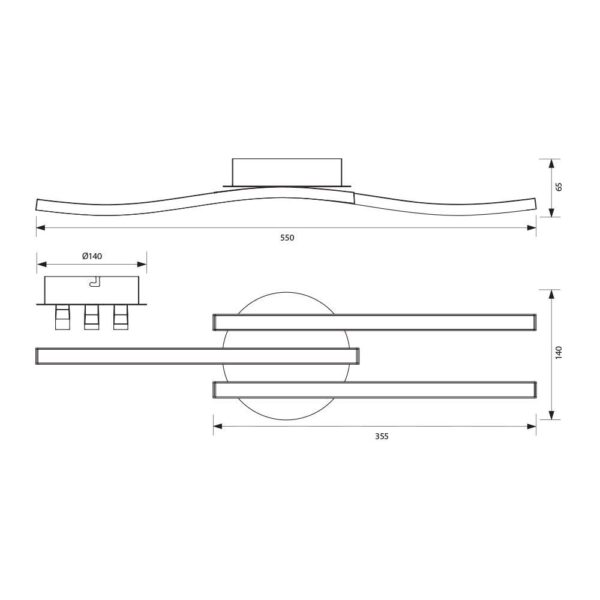 LED Ceiling Light 18Watt SONOMA 4000K IP20 VIV005038 - Image 2