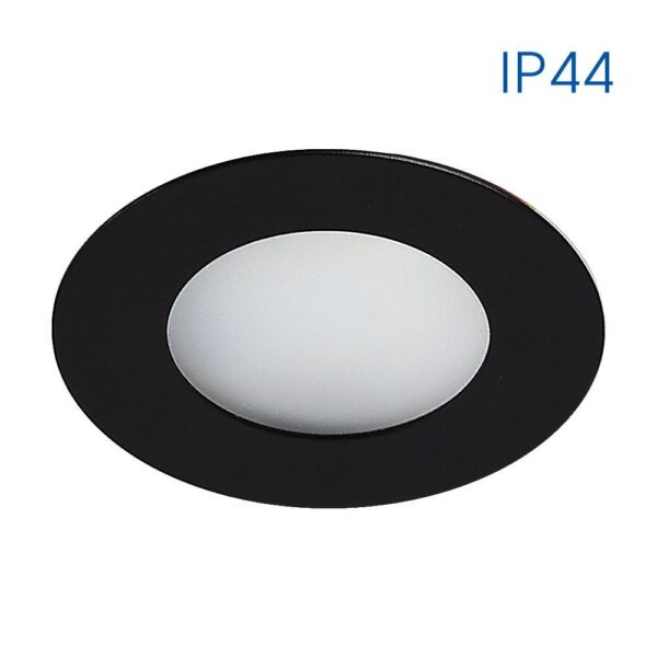 LED Mini Spot Επίπλου Χωνευτό OLI 2Watt Μαύρο 4000Κ IP44 VIV004976 - Image 4